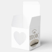 Ballotins RMS Titanic Ghost Ship Sepia White Heart Ballotin (Ouvert)