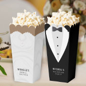 Ballotins Robe blanche Fête des mariées Mariage Brown