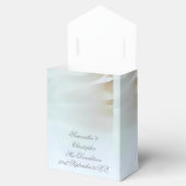 Ballotins Robe blanche laquée mariage romantique (Ouvert)