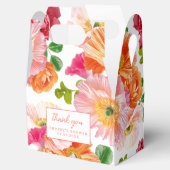 Ballotins Robe de mariée à fleurs orange mignon et rose vif (Ouvert)