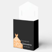 Ballotins Robe de parties scintillant en or noir Quinceanera (Ouvert)