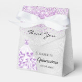 Ballotins Robe de parties scintillant violet Quinceanera arg (Verso)