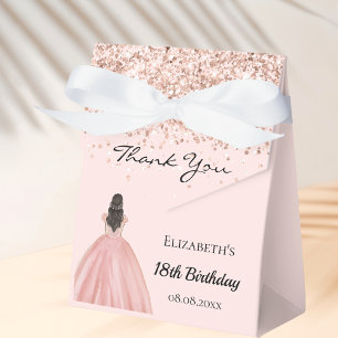 Ballotins Robe de princesse rose d'or