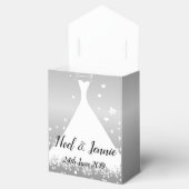 Ballotins Robe Et Tuxedo Design Mariage Favor Box (Ouvert)