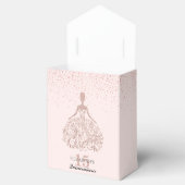 Ballotins Robe rose or étincelante Quinceañera Parties scint (Ouvert)