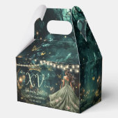 Ballotins Robe verte de la forêt enchantée Quinceañera 16e (Verso)
