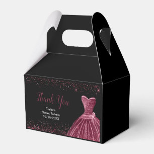Ballotins Robe Violet prune Faux Paillettes Sweet 16 Anniver