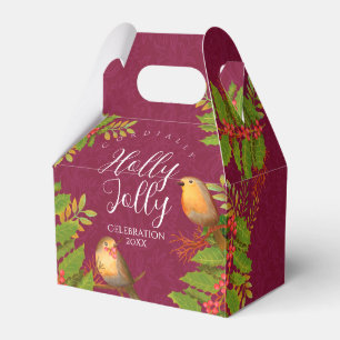 Ballotins Robin Birds Vin de Berry Holly