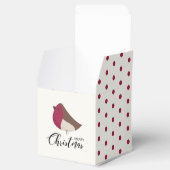 Ballotins Robin doux et Bow rouge (Ouvert)