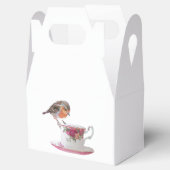 Ballotins Robin sur une tasse de thé biscuit gâter (Ouvert)