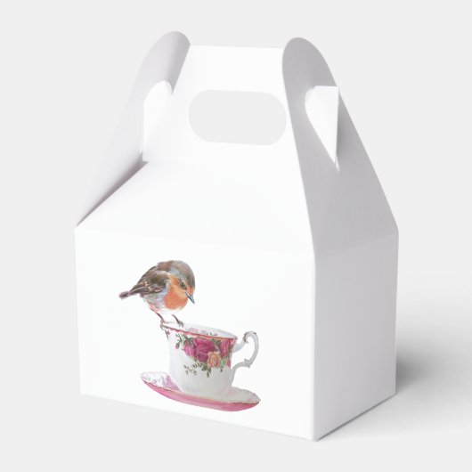 Ballotins Robin sur une tasse de thé biscuit gâter (Verso)