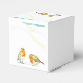 Ballotins Robins rouges en hiver (Arrière)