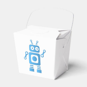 Ballotins Robot rétro bleu