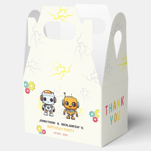 Ballotins Robots mignons Garçons ensemble Anniversaire conjo (Ouvert)