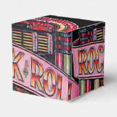 Ballotins Rock & Roll Juke Box Retro Cube Ballotin (Arrière)