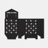 Ballotins Rockabilly Halloween Skulls Cherries Ballotin (Déplié)