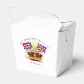 Ballotins Roi Charles III Couronne de couronnement et drapea (Arrière)