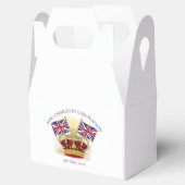 Ballotins Roi Charles III Couronne de couronnement et drapea (Ouvert)