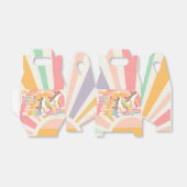 Ballotins Roller Skate Patinage Retro Party Girl Gable Box (Déplié)