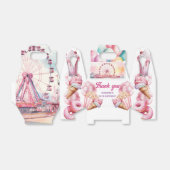 Ballotins Rollercoaster Party Personnalisé Amusement et colo (Déplié)