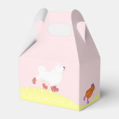 Ballotins Rollersking chien & cobaye fête boîte de faveur (Arrière)