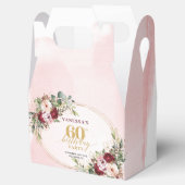 Ballotins Romantic Boho Blush Gold Floral 60th Birthday (Ouvert)