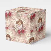 Ballotins Romantic Pink Vintage Cherub Heart Pattern (Verso)