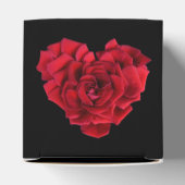 Ballotins Romantic Red Rose Heart on Black (Haut)