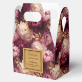 Ballotins Romantique Burgundy Blush Mariage Boho Or (Ouvert)