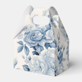 Ballotins Romantique Chic Antique Dusty Blue Roses (Arrière)