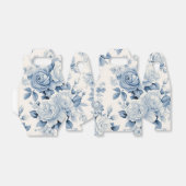 Ballotins Romantique Chic Antique Dusty Blue Roses (Déplié)