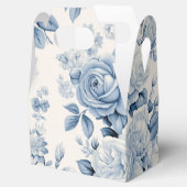 Ballotins Romantique Chic Antique Dusty Blue Roses (Ouvert)