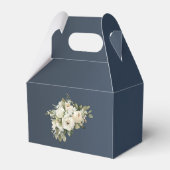 Ballotins Romantique Dusty Bleu Roses Blanches Mariage (Arrière)