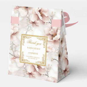 Ballotins Romantique Dusty Rose Gold Mariage boîte de préfér