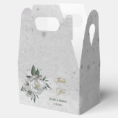 Ballotins romantique fleurs blanches mariage (Ouvert)