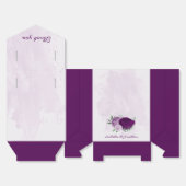 Ballotins Romantique fleurs violettes verdure (Déplié)