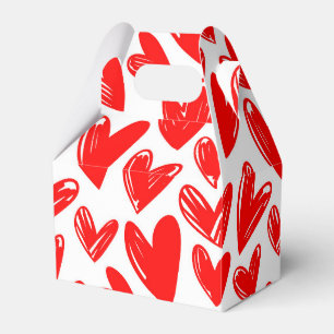 Ballotins Romantique Red Love Hearts Motif Saint Valentin