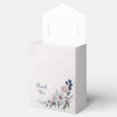 Ballotins Romantique rose blanc marine fleurs verdure mariag (Ouvert)