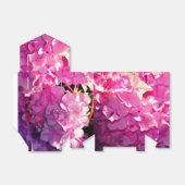 Ballotins Romantique rose floral élégant hydrangeas (Déplié)