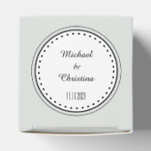 Ballotins Romantique rustique Mariage vert (Haut)