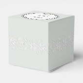 Ballotins Romantique rustique Mariage vert (Arrière)