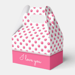 Ballotins Rose abstrait de pois