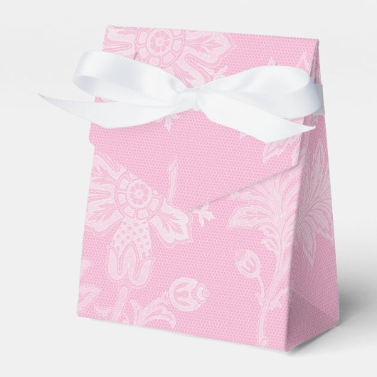 Ballotins Rose blanc Lacey Floral (Verso)