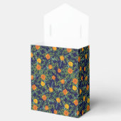 Ballotins Rose bleu et orange Floral Mariage moderne (Ouvert)