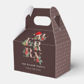 Ballotins Rose Brown Gold Red Green Joyeux Noël Folio (Arrière)