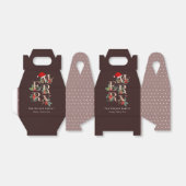 Ballotins Rose Brown Gold Red Green Joyeux Noël Folio (Déplié)