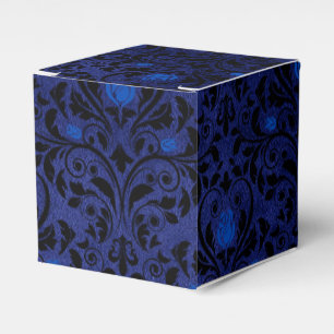 Ballotins Rose damask gothique noir et bleu