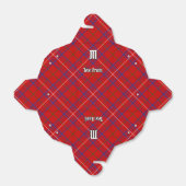 Ballotins Rose de clan Tartan (Déplié)