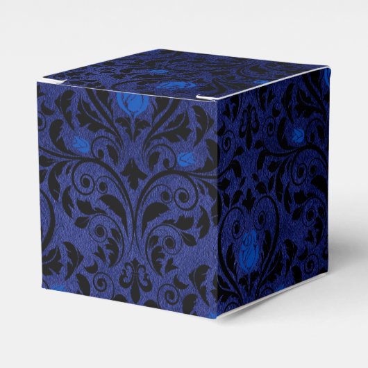 Ballotins Rose de Damas gothique noir et bleu (Verso)