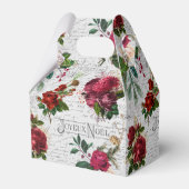 Ballotins Rose de Noël Vintage Joyeux Noel Ephemera (Arrière)